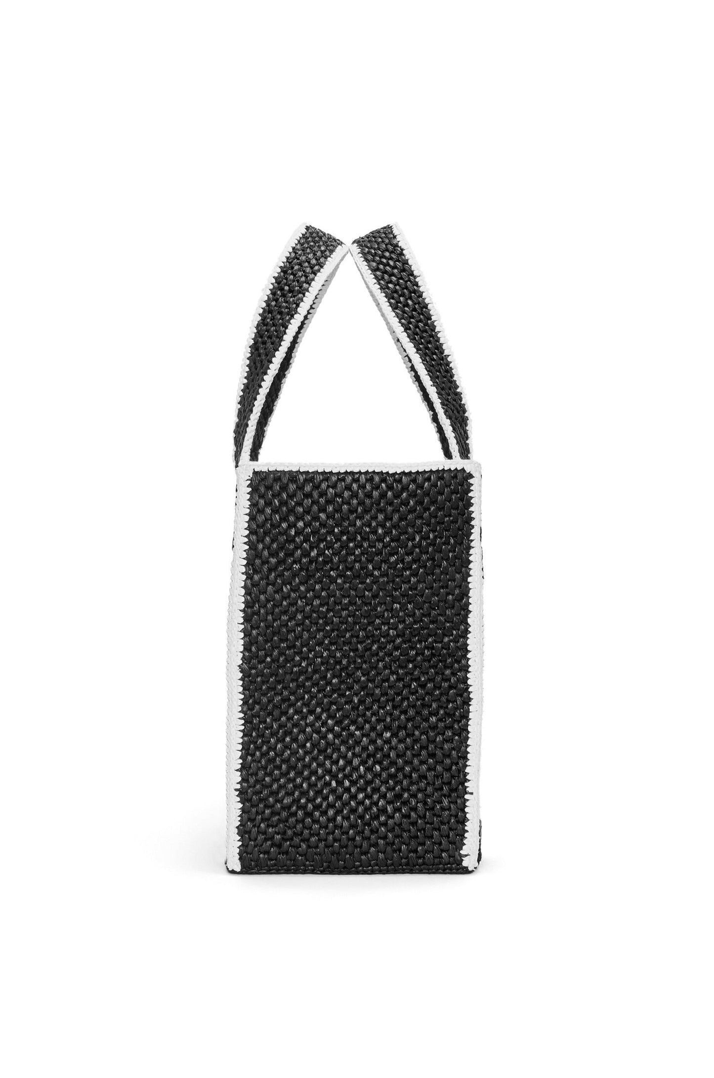 Large LOEWE Font Tote in raffia