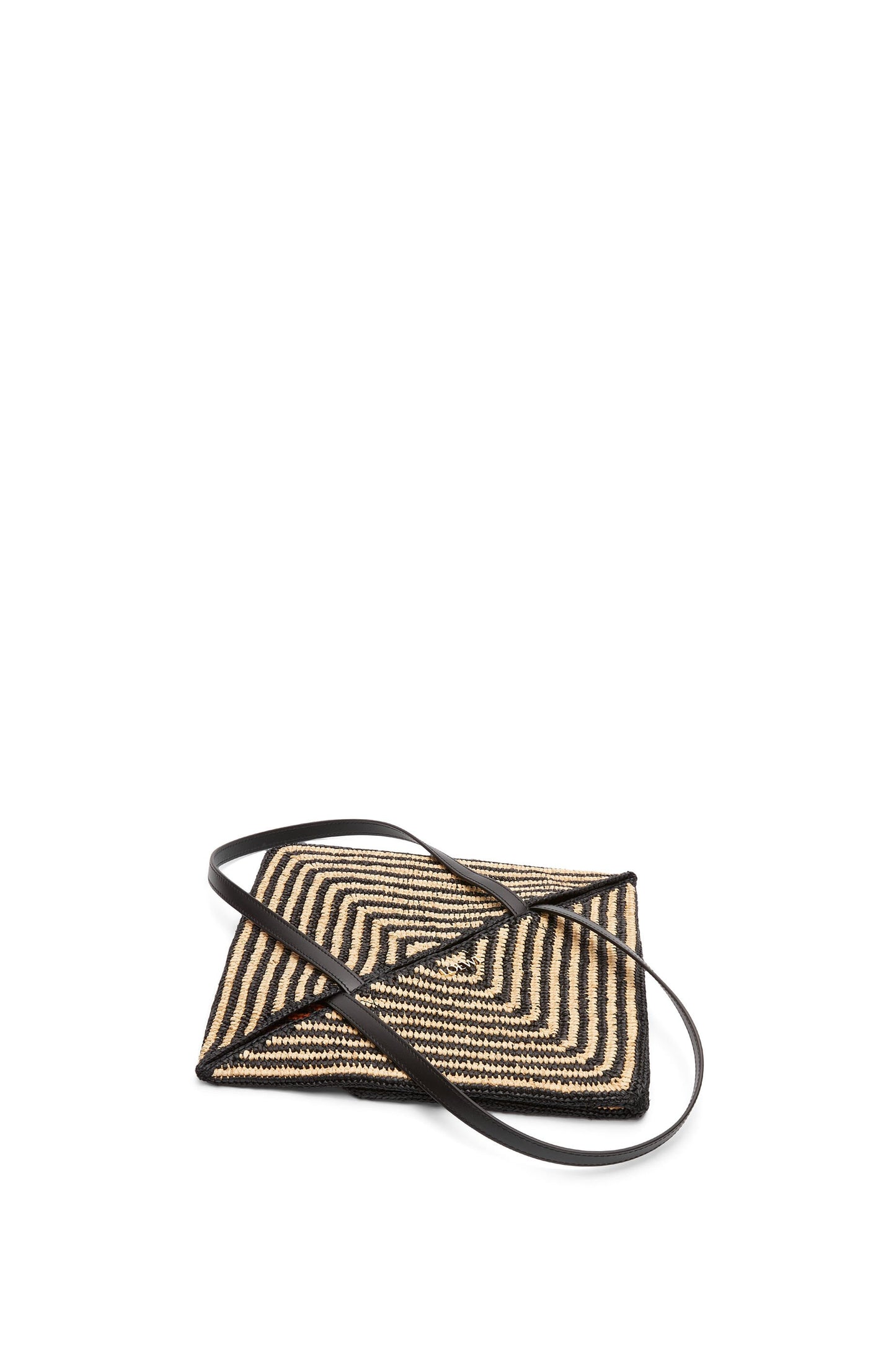 Puzzle Fold Tote in raffia