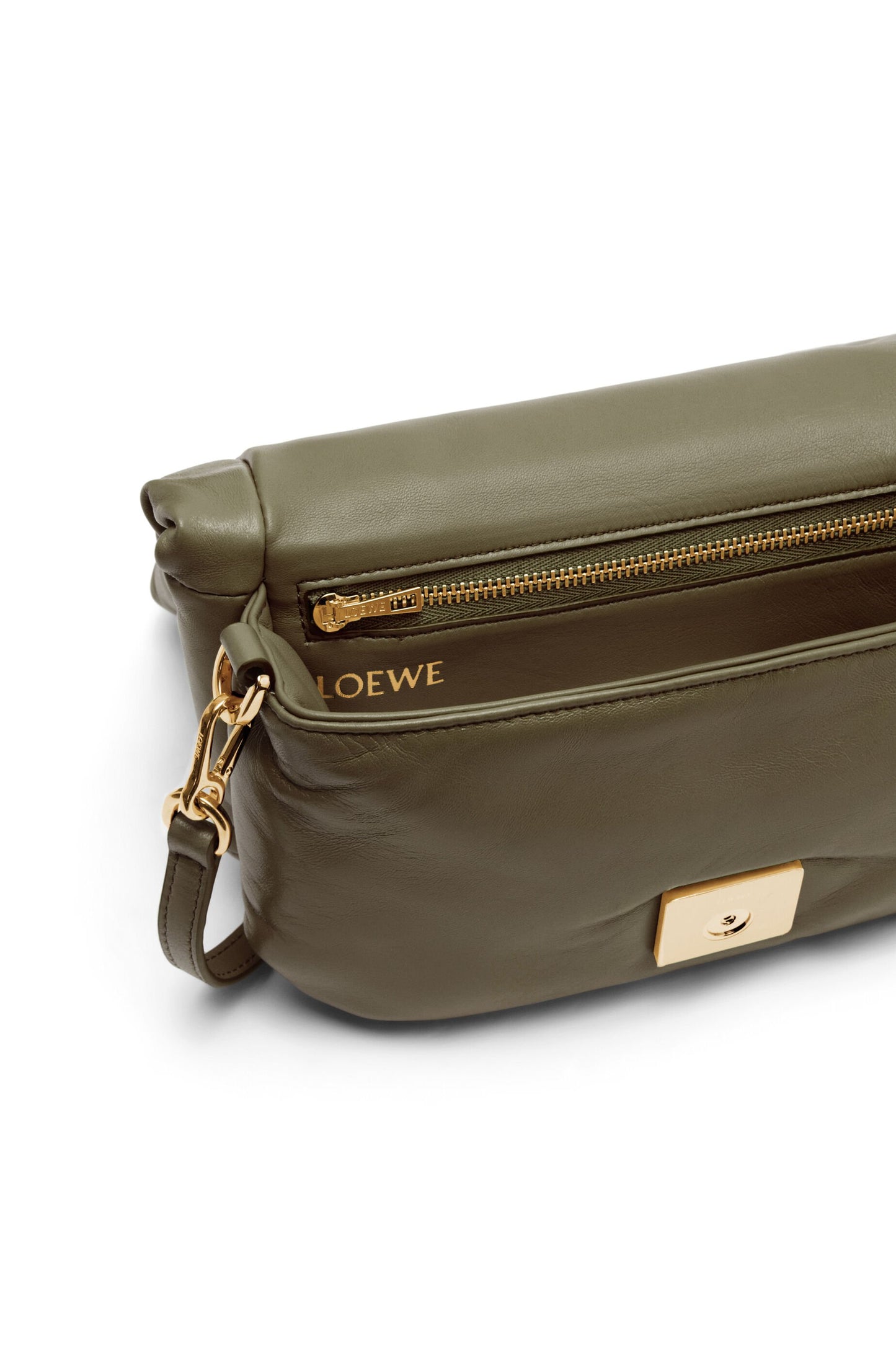 Mini Goya Puffer bag in shiny nappa lambskin