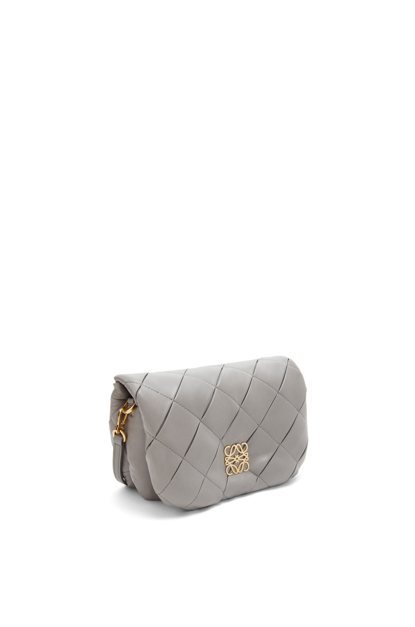 Mini Goya Puffer bag in pleated shiny nappa lambskin