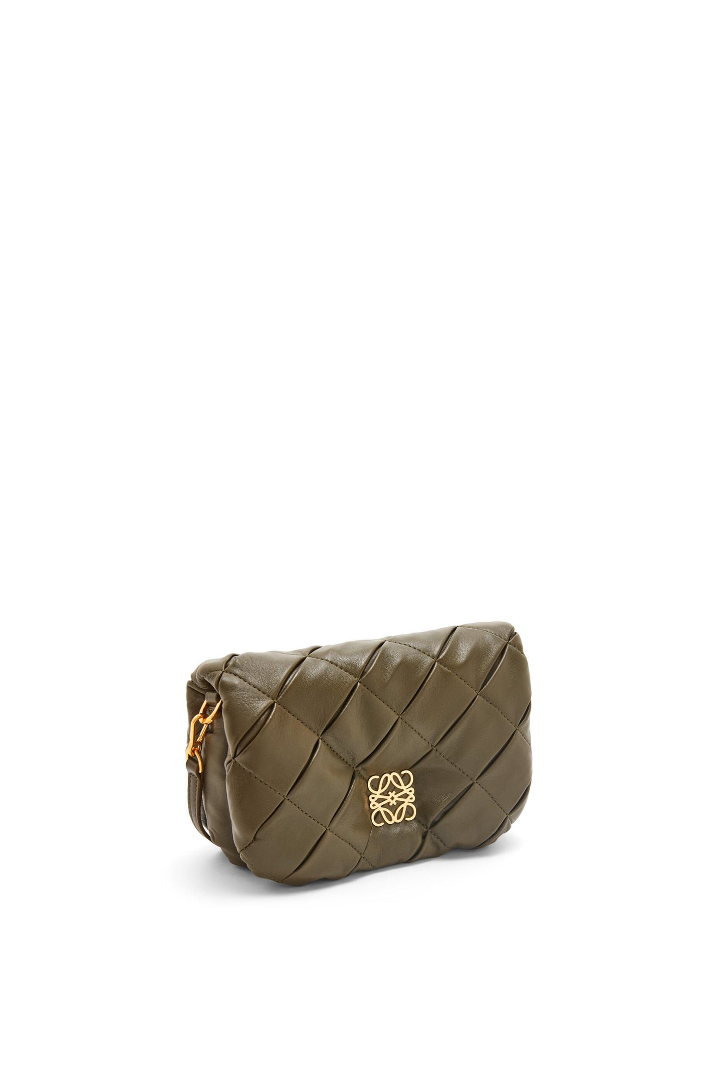 Mini Goya Puffer bag in pleated shiny nappa lambskin