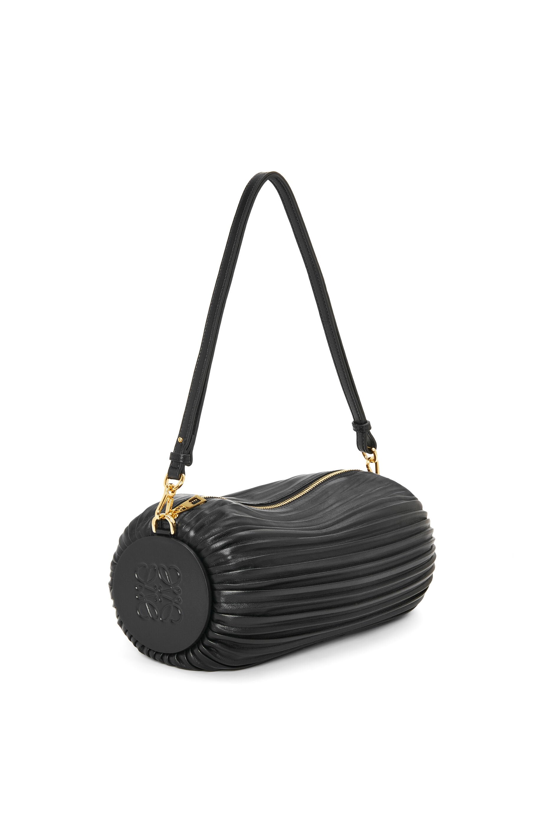 Bracelet Pouch in pleated nappa lambskin - Hall Of Brand