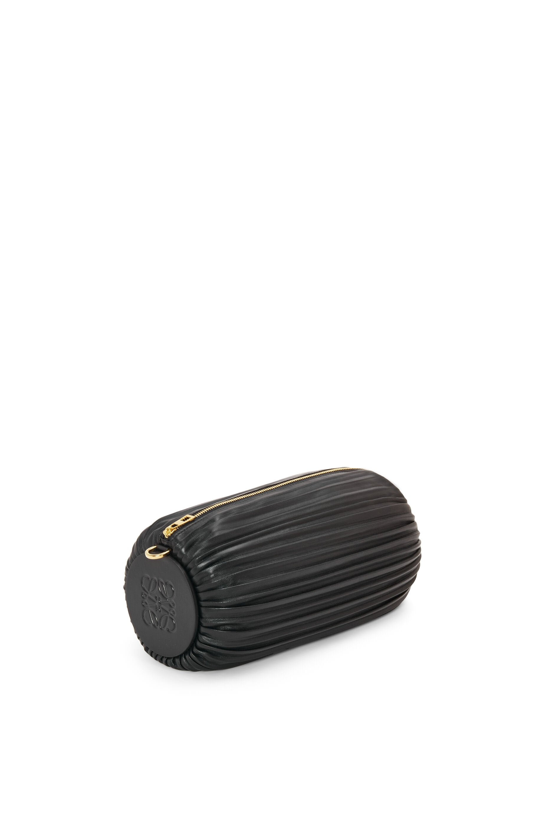 Bracelet Pouch in pleated nappa lambskin - Hall Of Brand