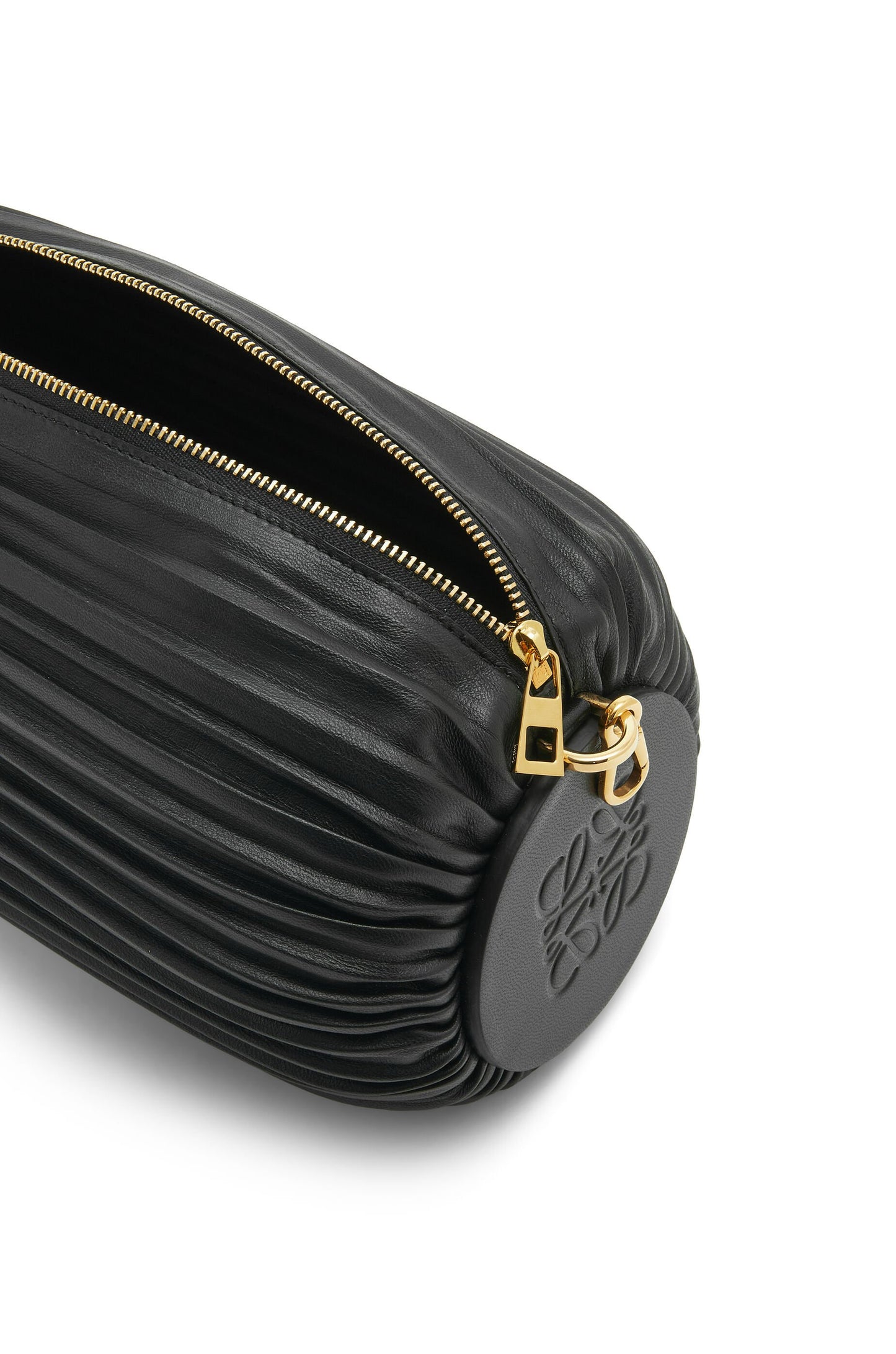 Bracelet Pouch in pleated nappa lambskin - Hall Of Brand