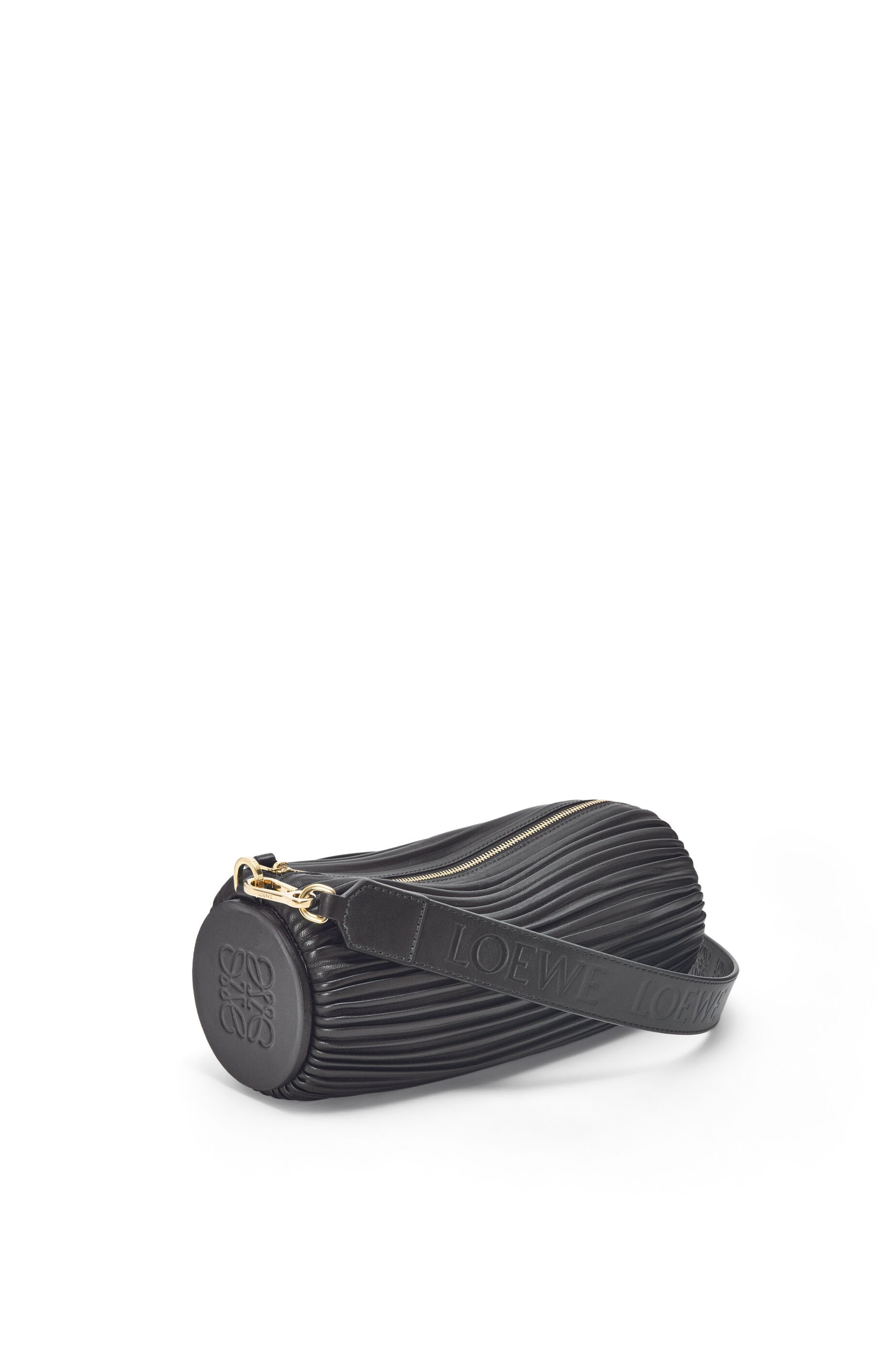 Bracelet Pouch in pleated nappa lambskin - Hall Of Brand