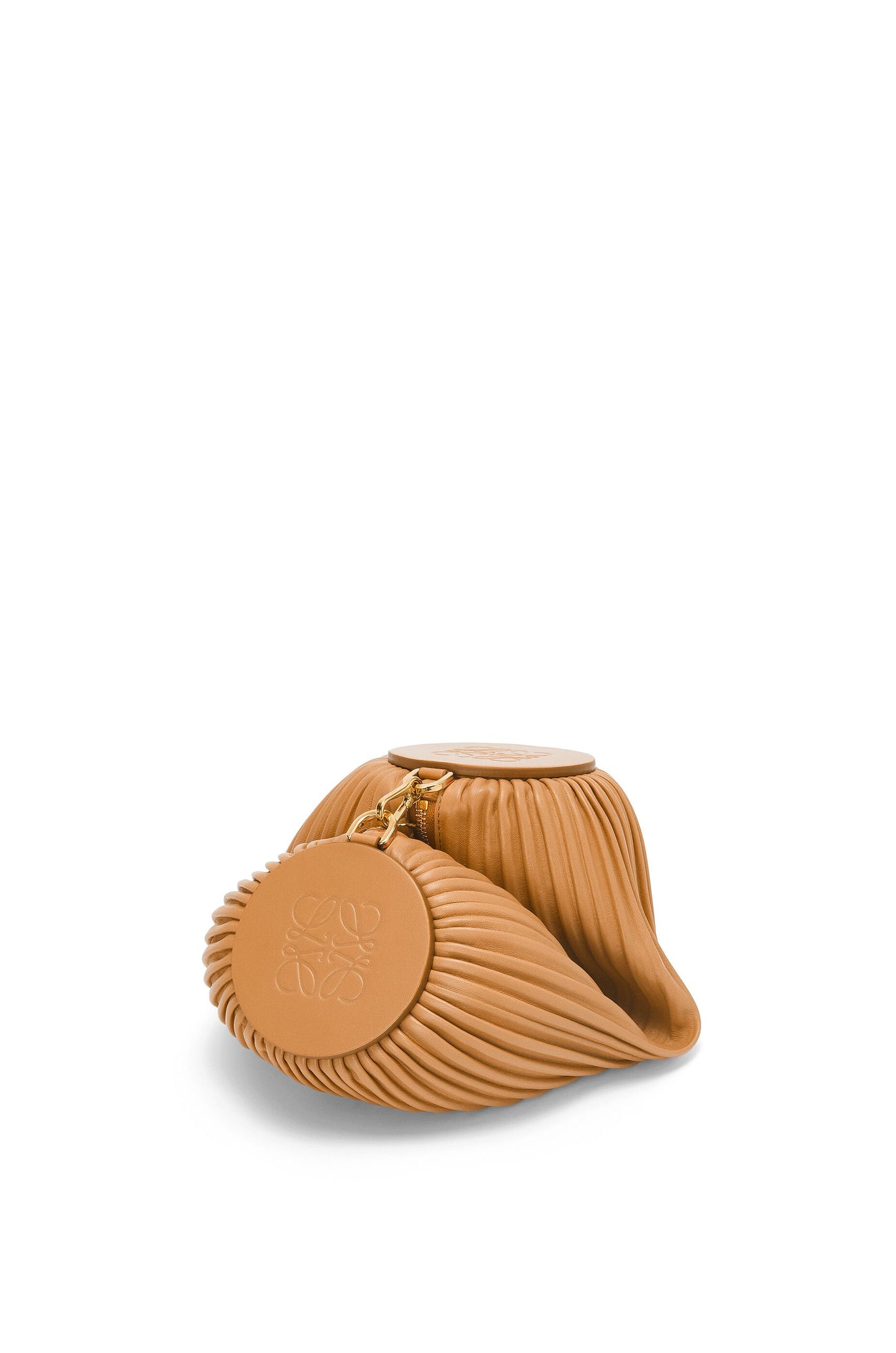Bracelet Pouch in pleated nappa lambskin