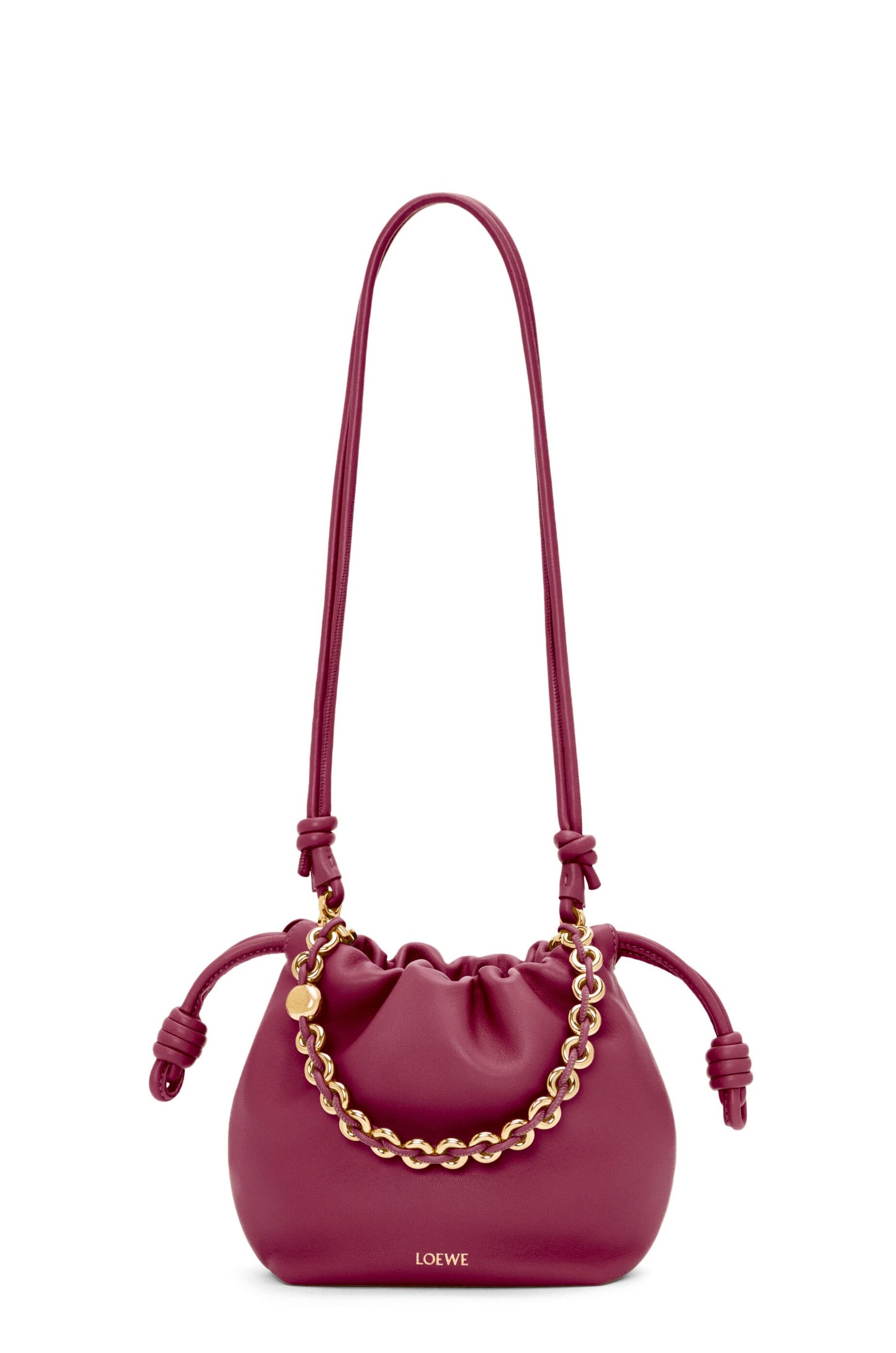 Mini Flamenco Purse bag in mellow nappa lambskin