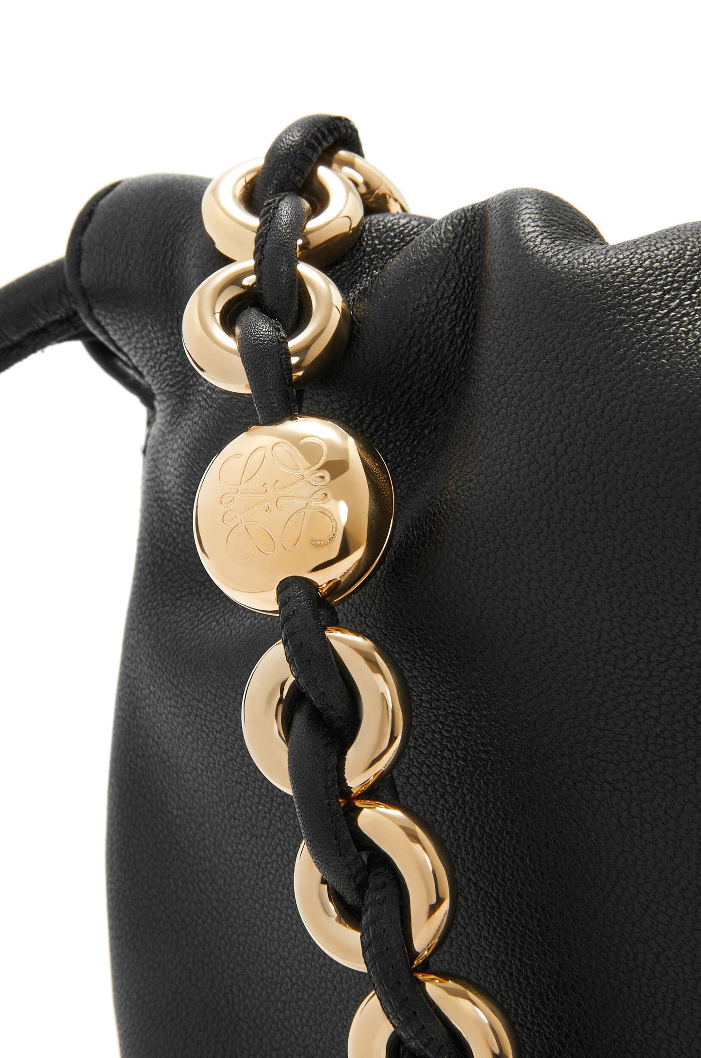 Mini Flamenco Purse bag in mellow nappa lambskin