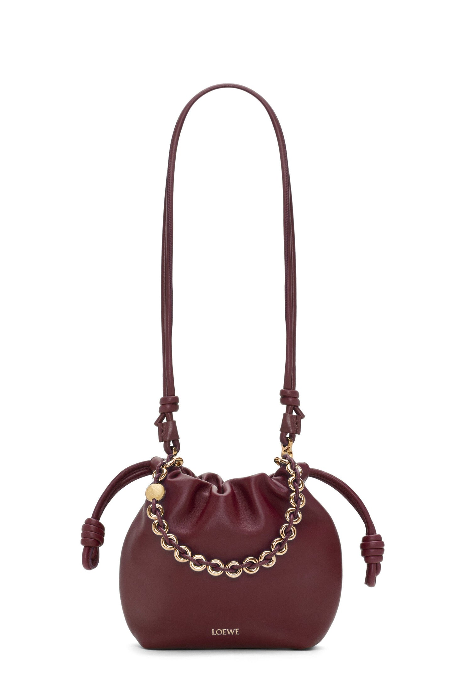 Mini Flamenco Purse bag in mellow nappa lambskin