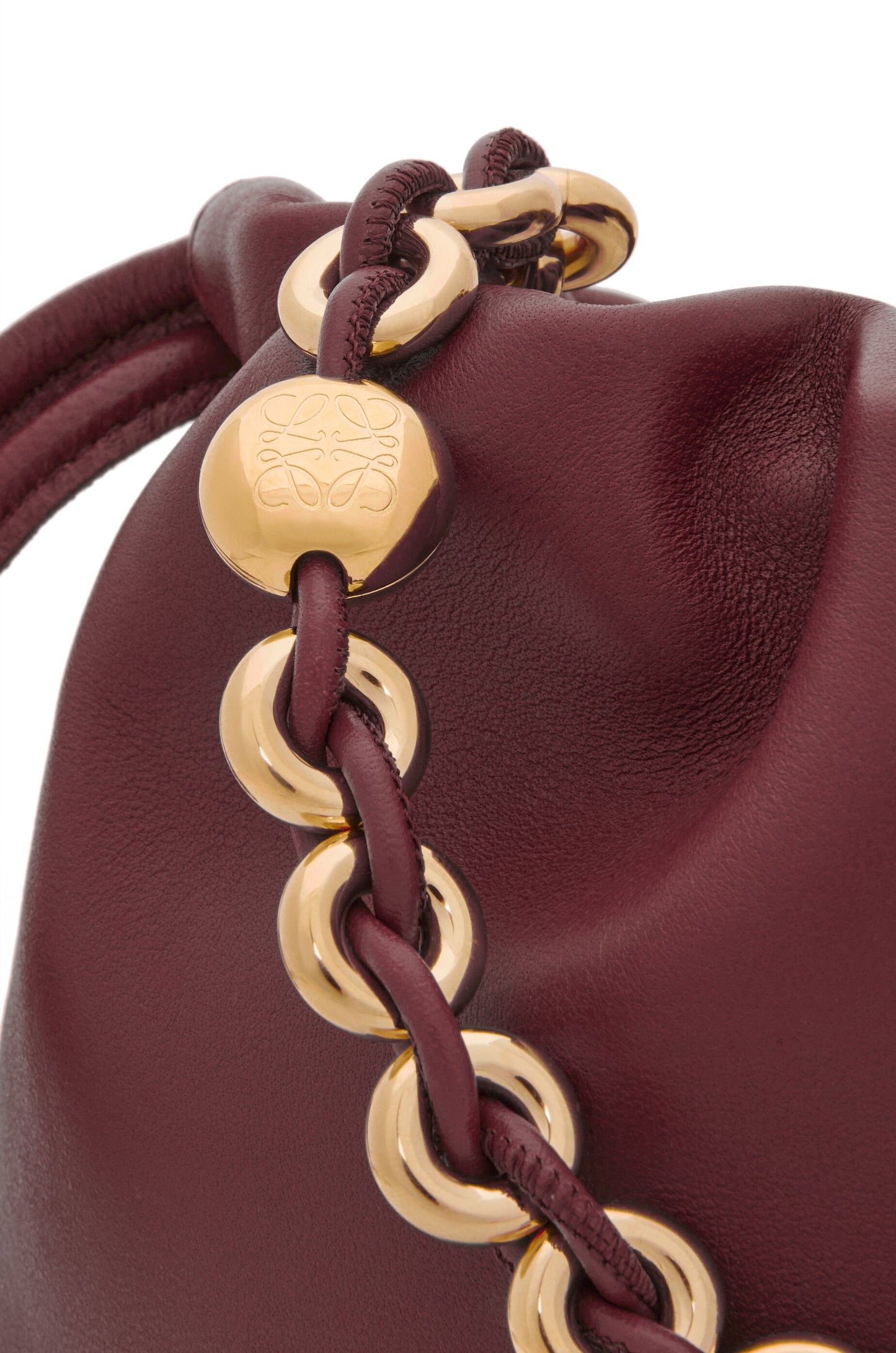 Mini Flamenco Purse bag in mellow nappa lambskin