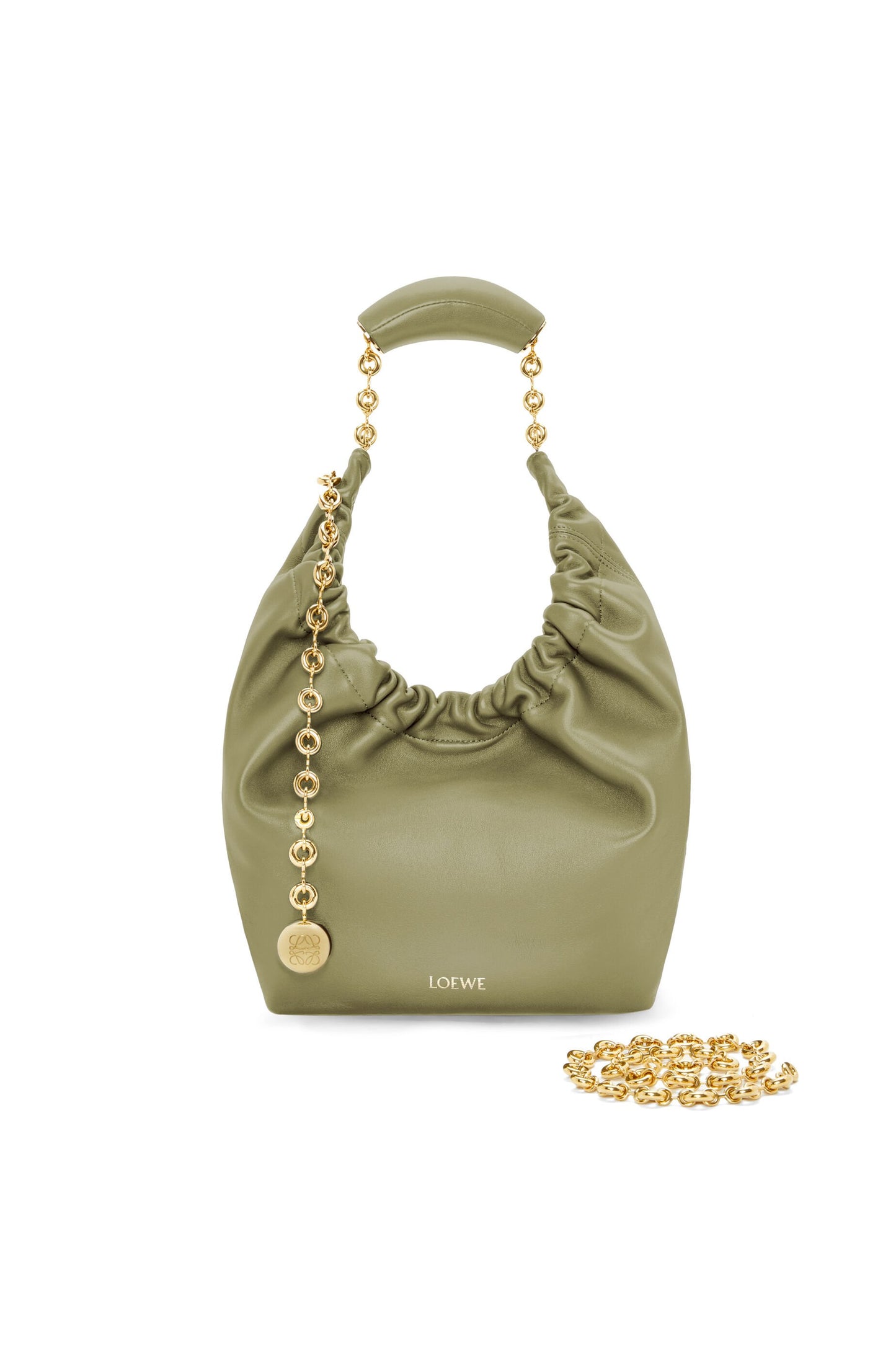 Small Squeeze bag in mellow nappa lambskin - Hall Of Brand