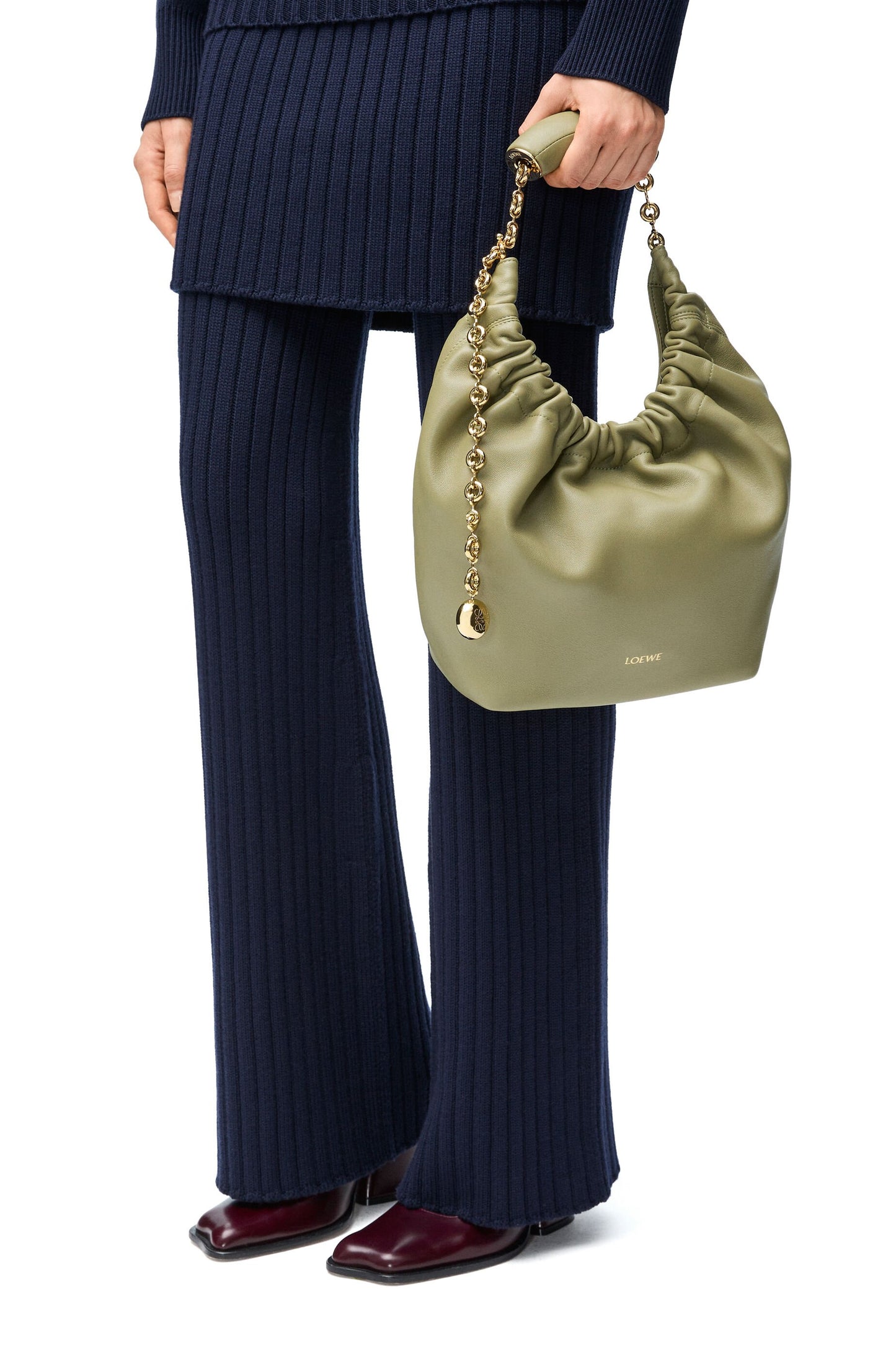 Small Squeeze bag in mellow nappa lambskin - Hall Of Brand