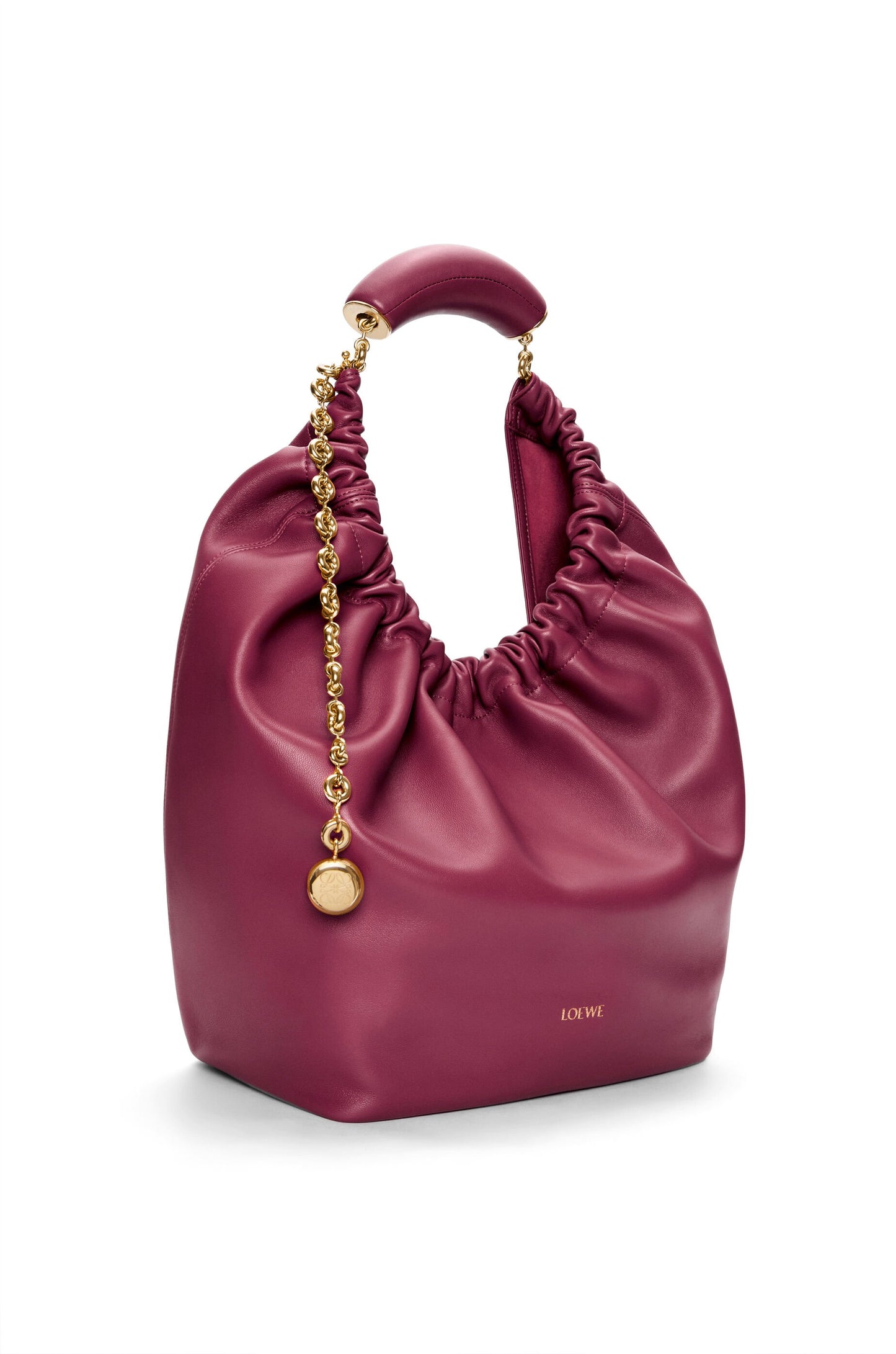 Medium Squeeze bag in mellow nappa lambskin