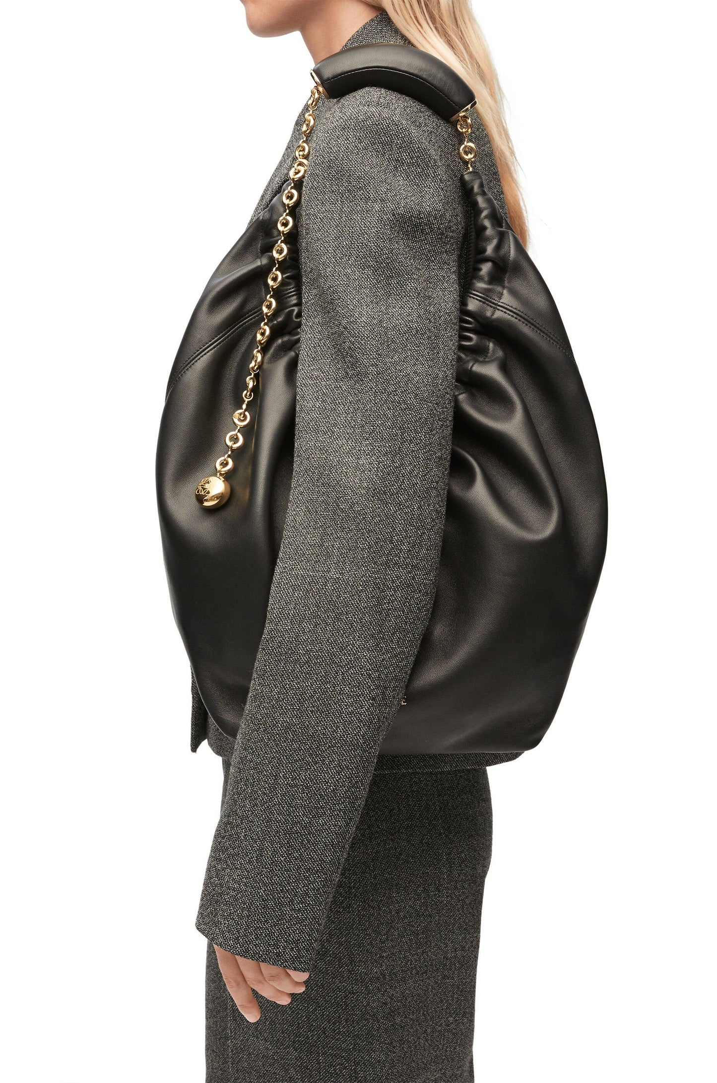 Medium Squeeze bag in mellow nappa lambskin