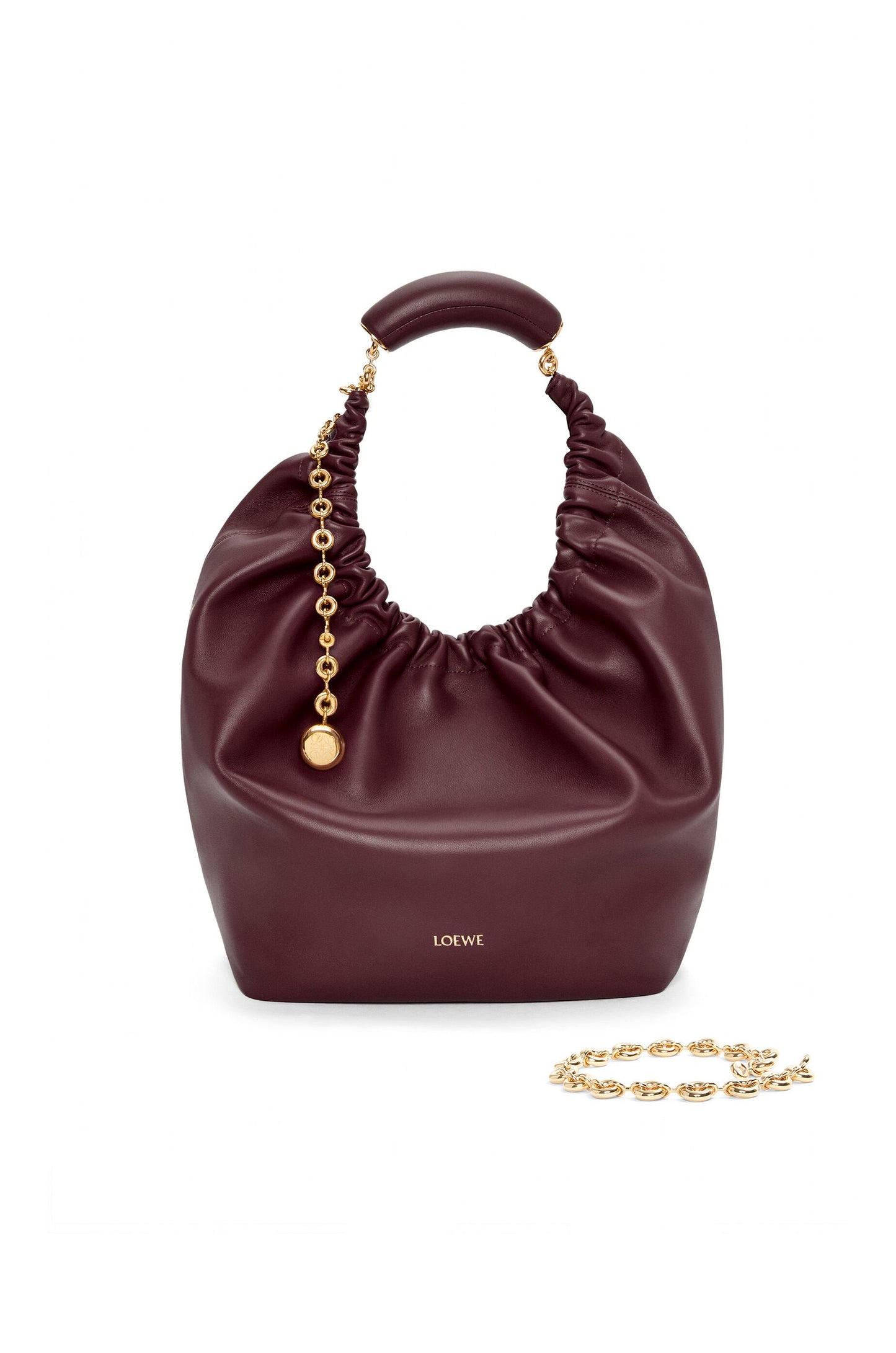 Medium Squeeze bag in mellow nappa lambskin