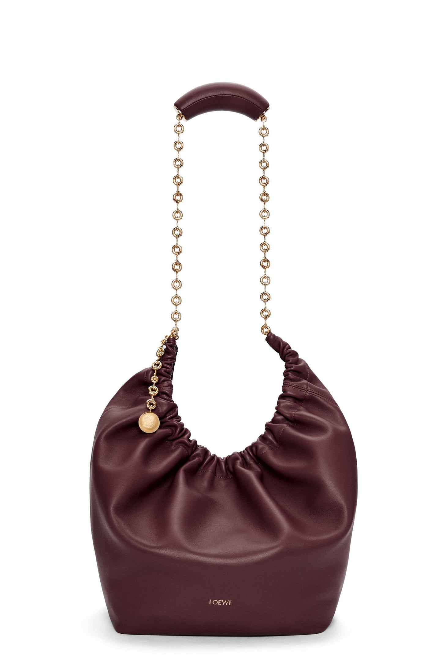 Medium Squeeze bag in mellow nappa lambskin