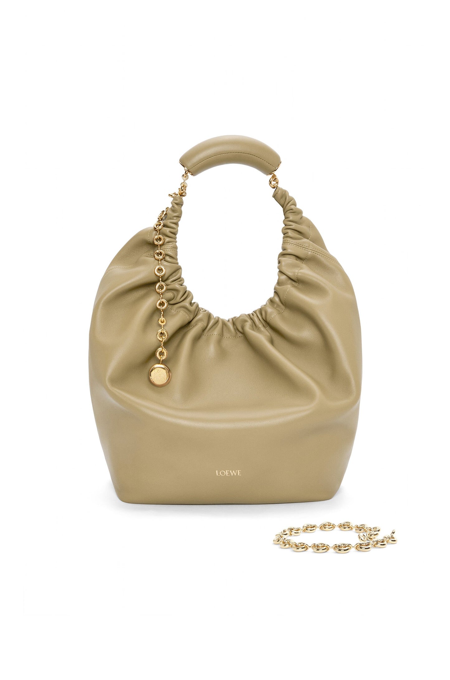 Medium Squeeze bag in mellow nappa lambskin