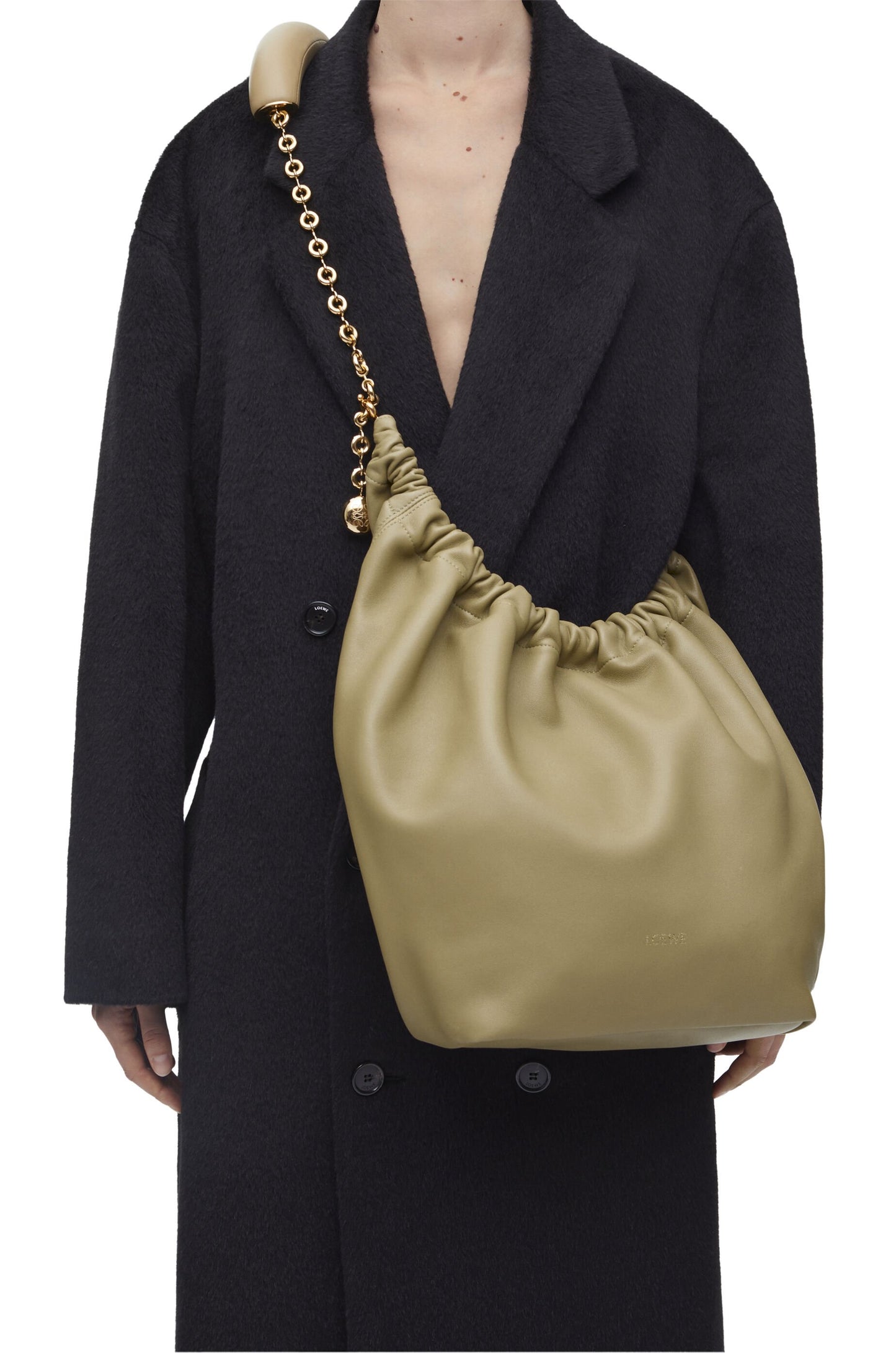 Medium Squeeze bag in mellow nappa lambskin