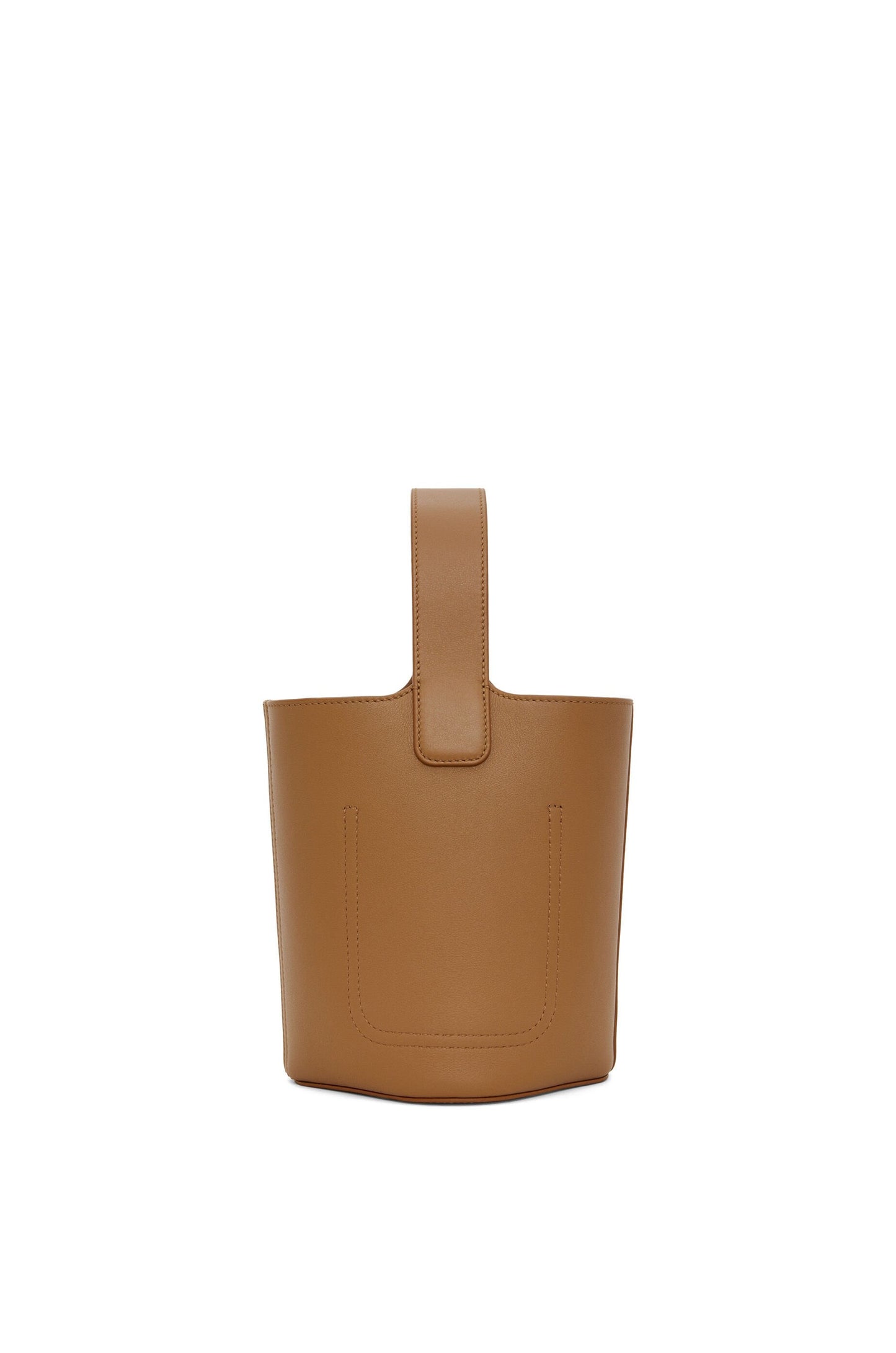 Mini Pebble bucket in mellow calfskin