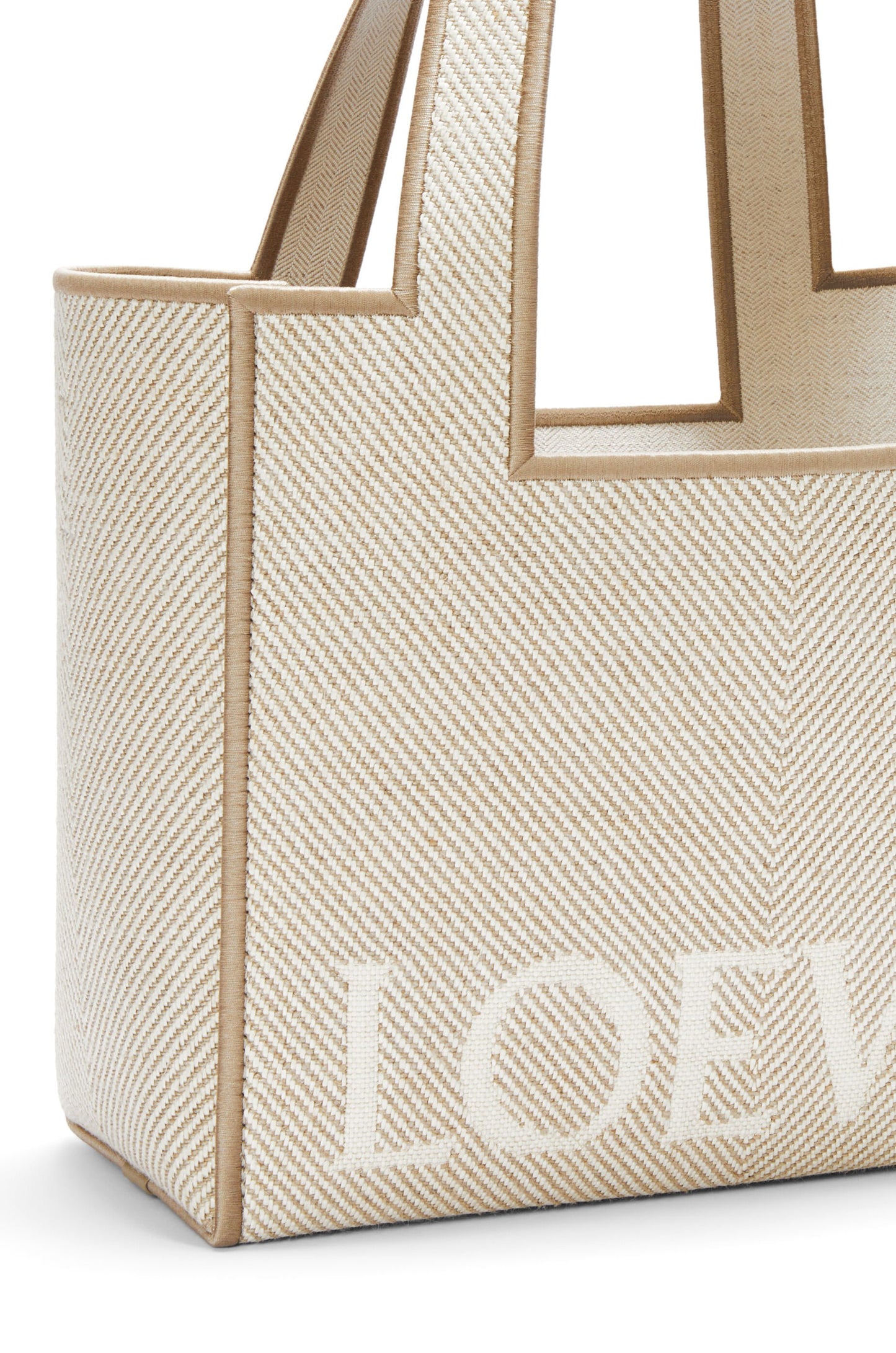 Medium LOEWE Font tote in jacquard canvas