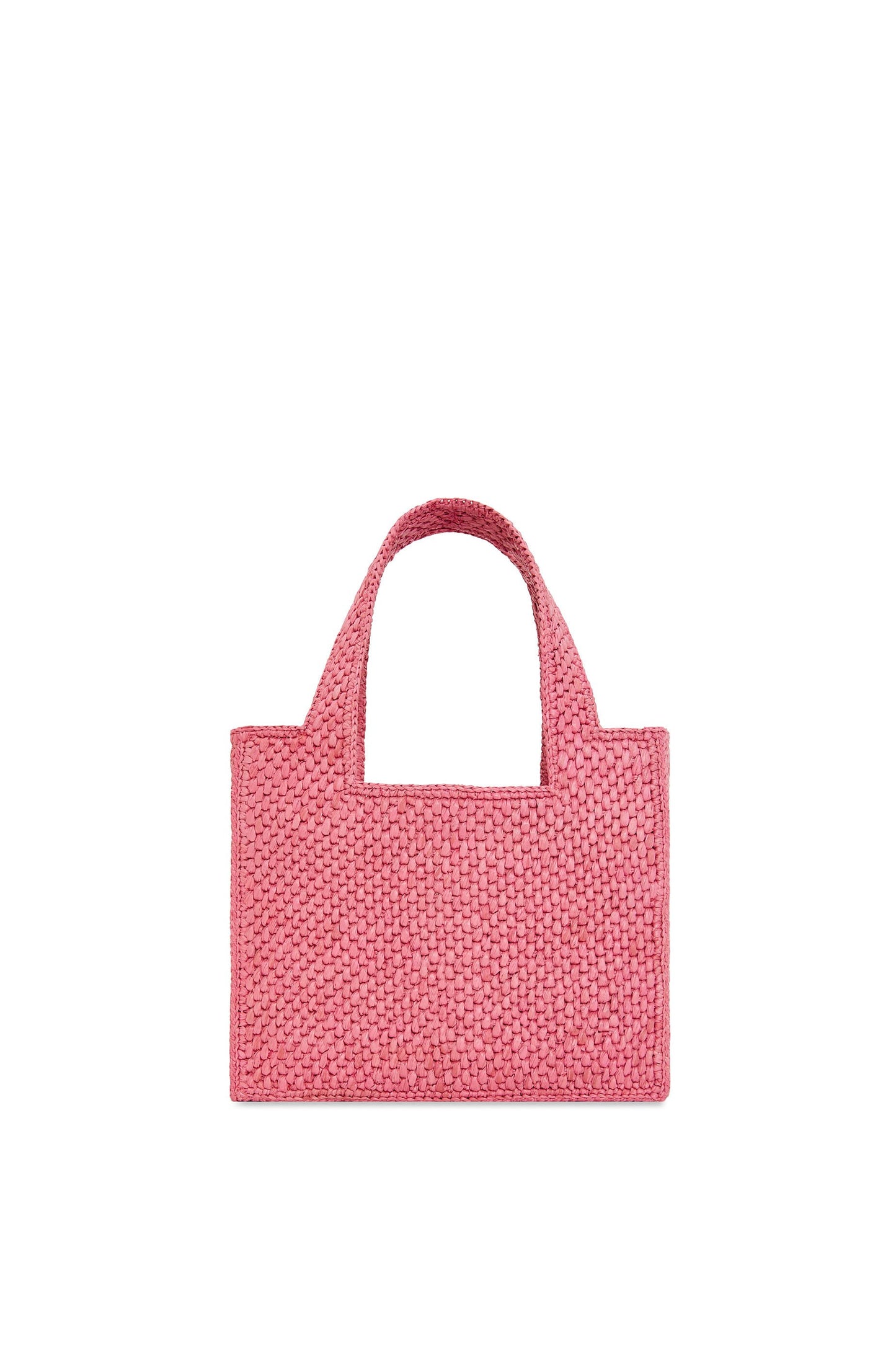 Mini LOEWE Font Tote in raffia