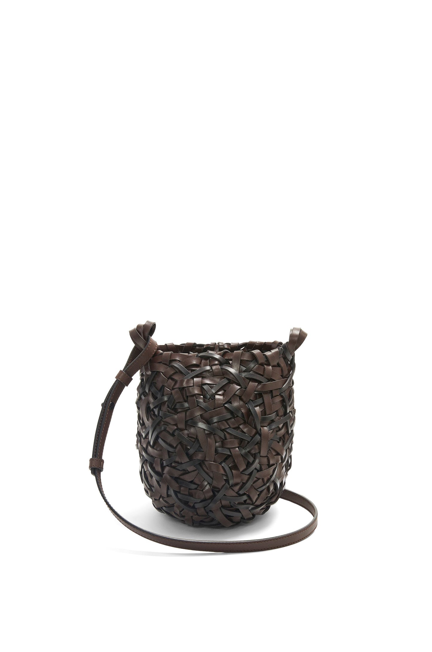 Small Nest Basket bag in calfskin