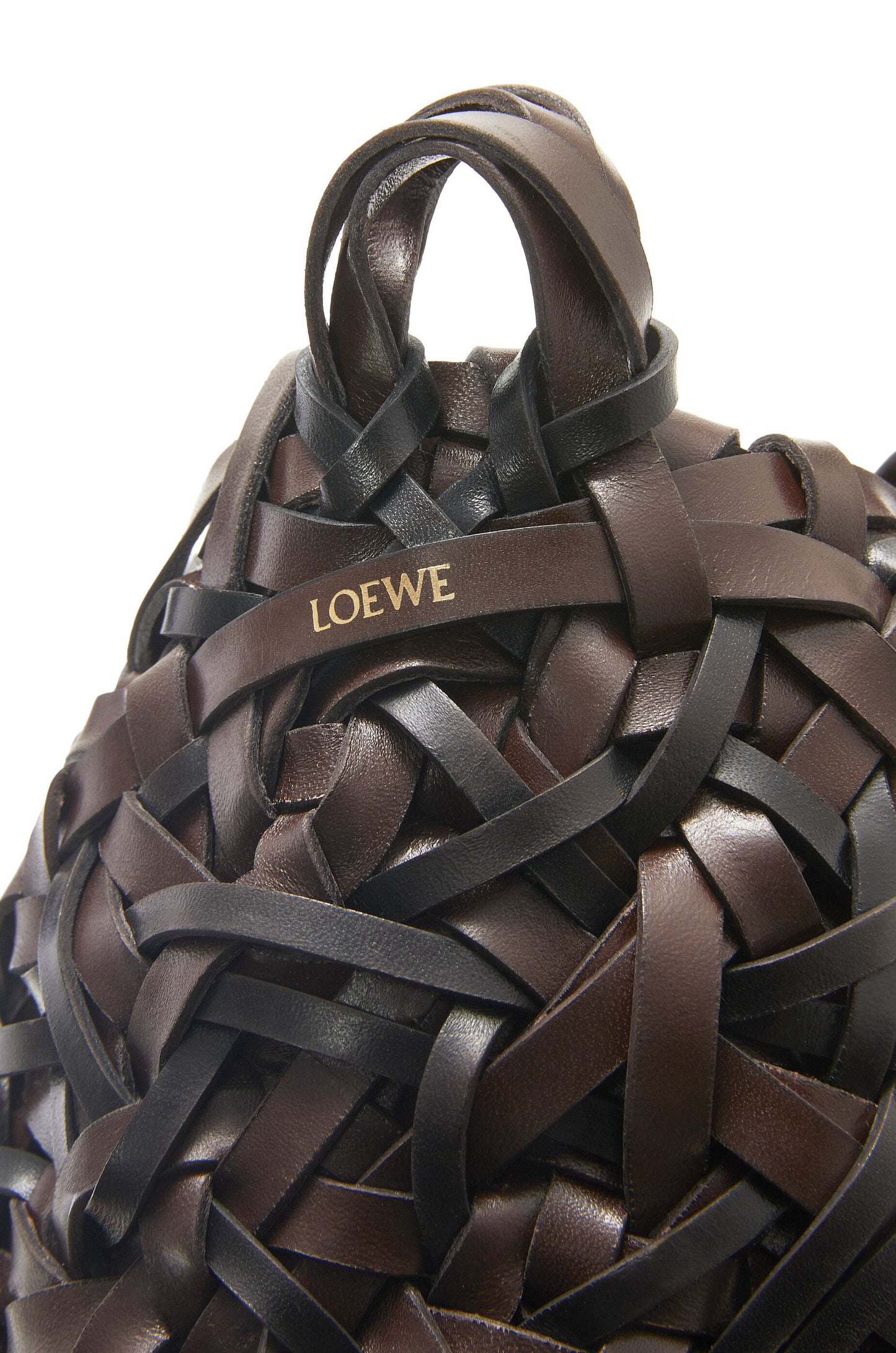 Small Nest Basket bag in calfskin