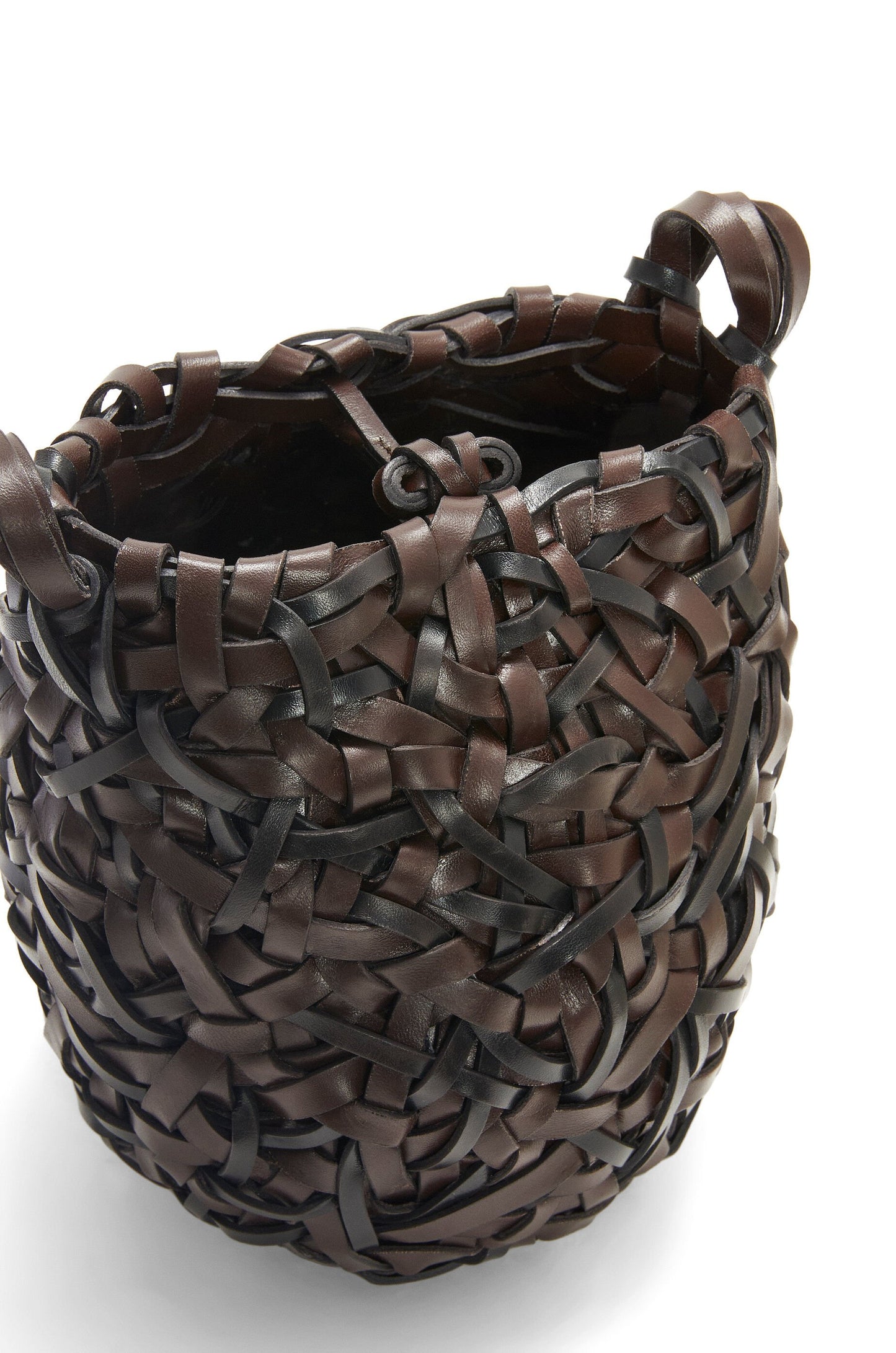 Small Nest Basket bag in calfskin