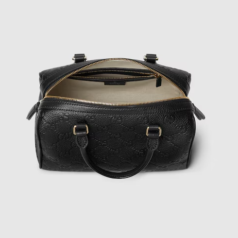 GG Emblem small top handle bag