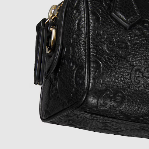 GG Emblem super mini top handle bag