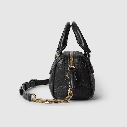 GG Emblem super mini top handle bag