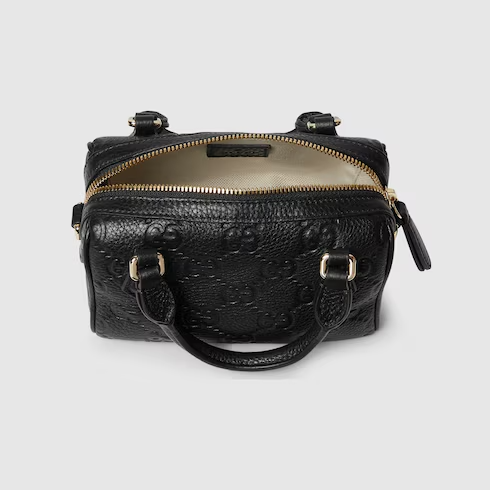 GG Emblem super mini top handle bag