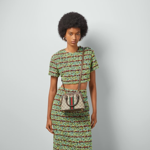 Ophidia mini top handle bag