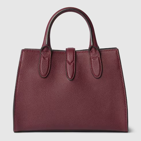 Small tote bag with hook closure