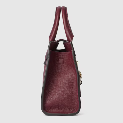 Small tote bag with hook closure
