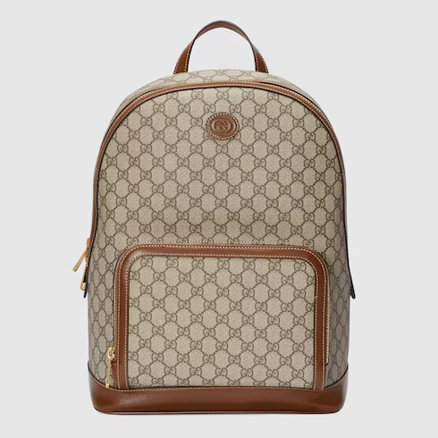 Medium backpack with Interlocking G