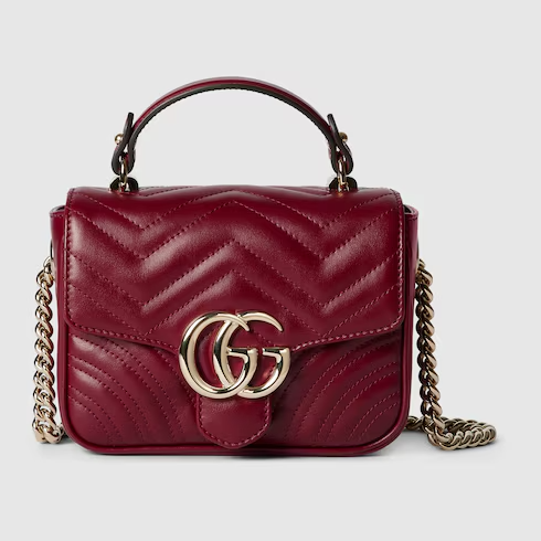 GG Marmont mini top handle bag