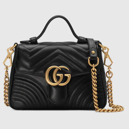 GG Marmont mini top handle bag