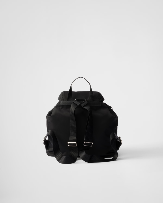 Re-nylon medium backpack with pouch