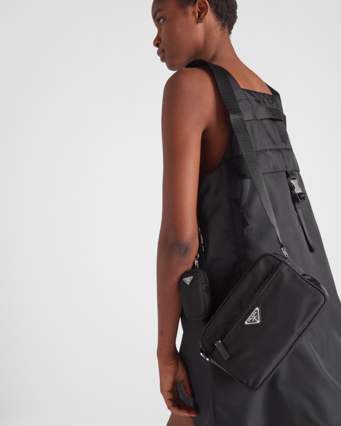 Re-nylon shoulder bag