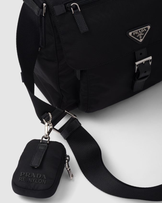 Re-nylon shoulder bag