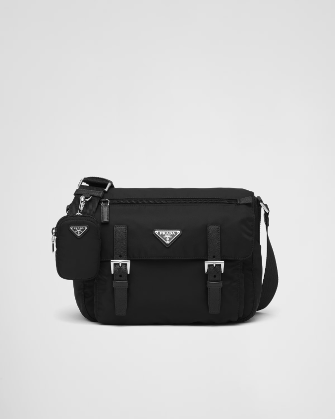 Re-nylon shoulder bag