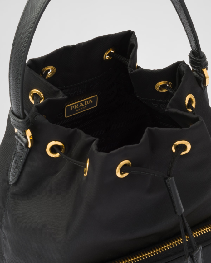 Prada duet re-nylon bucket bag