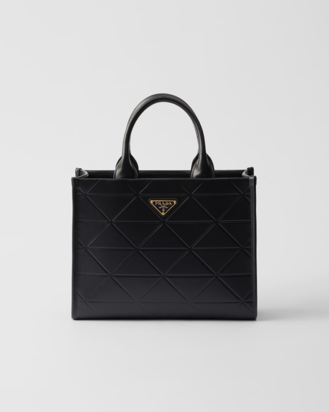 Prada symbole medium leather bag