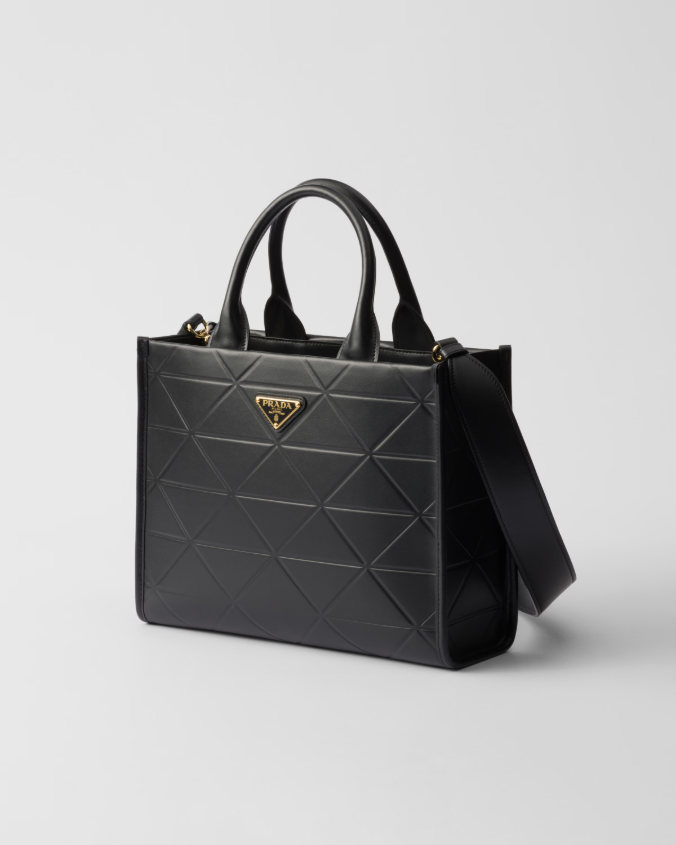 Prada symbole medium leather bag