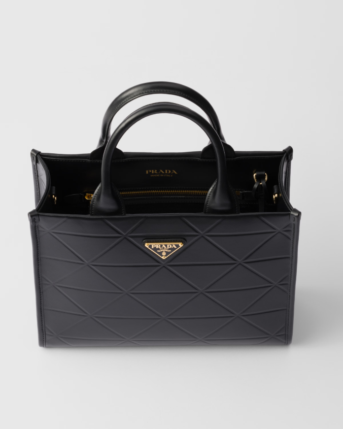 Prada symbole medium leather bag