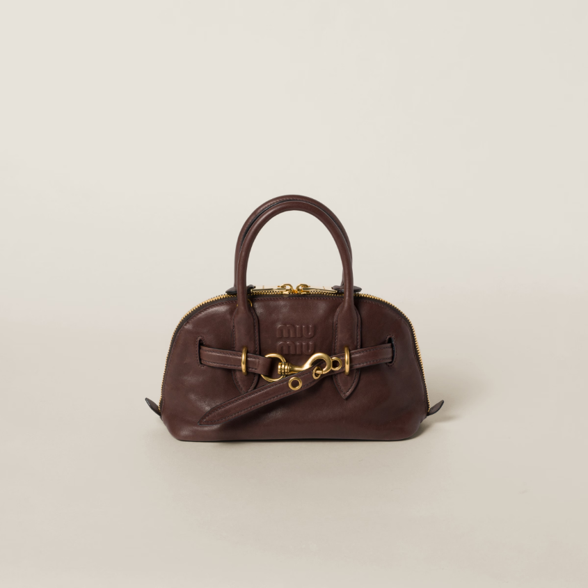 Aventure nappa leather top-handle bag