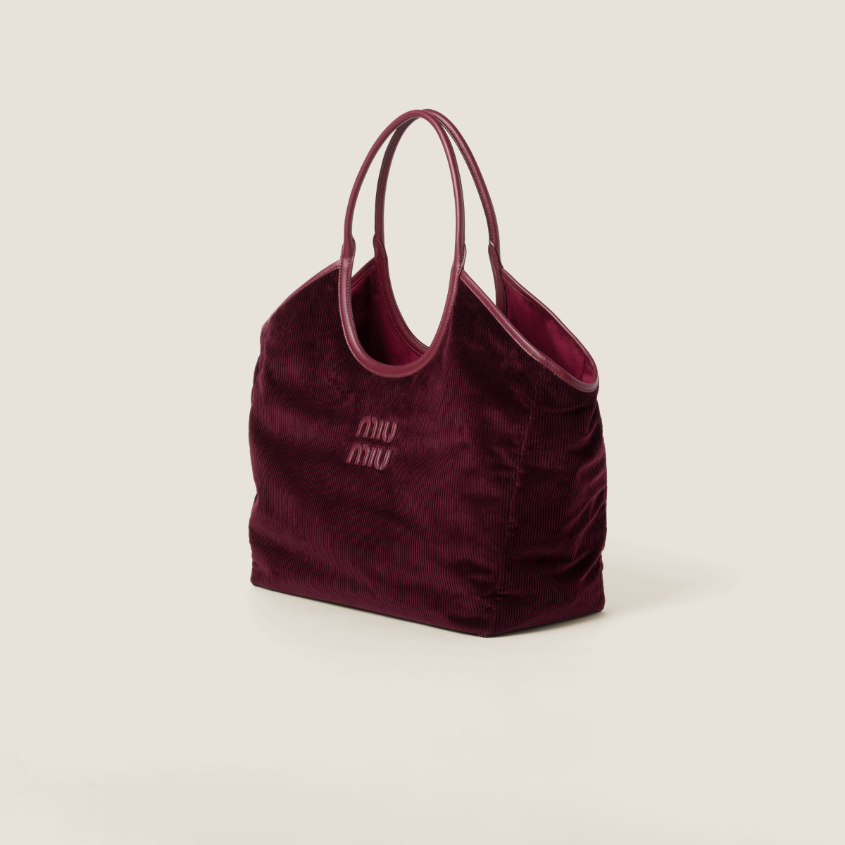 Ivy corduroy shopping bag