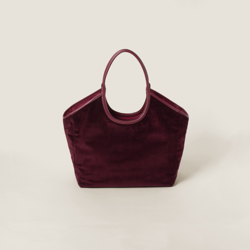 Ivy corduroy shopping bag