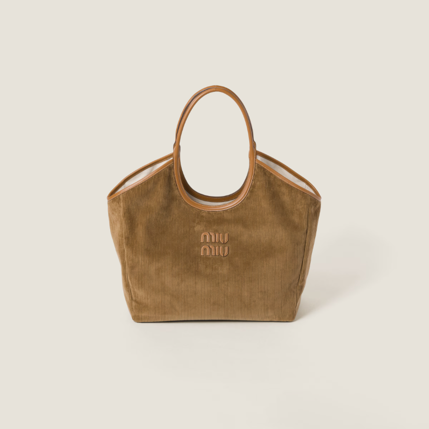 Ivy corduroy shopping bag